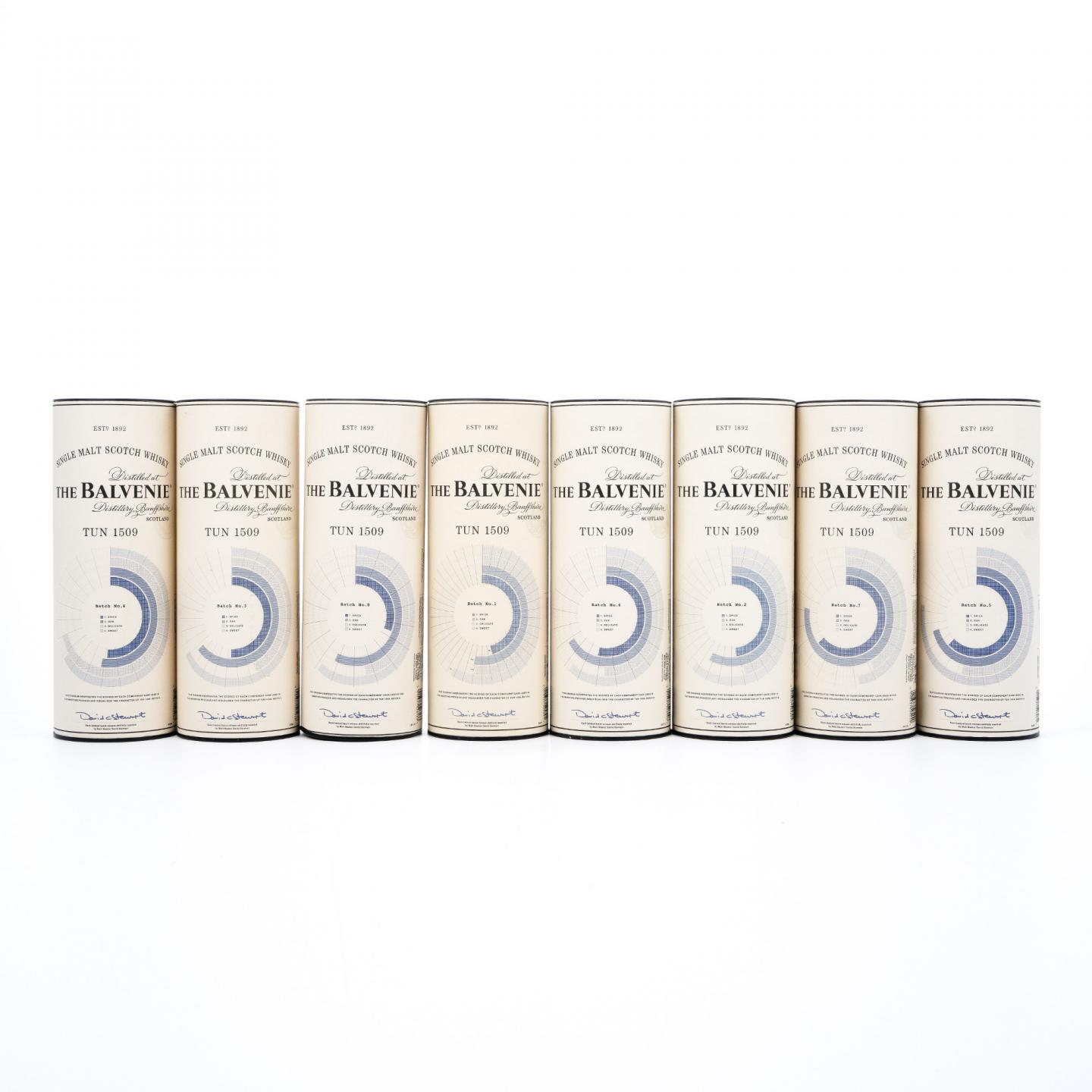 Balvenie 百富 Tun 1509 第1-8批次全套 8支组