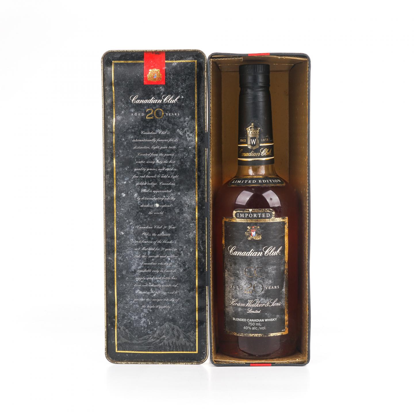 Canadian Club 20年 限量版调和 加拿大威士忌 750ml