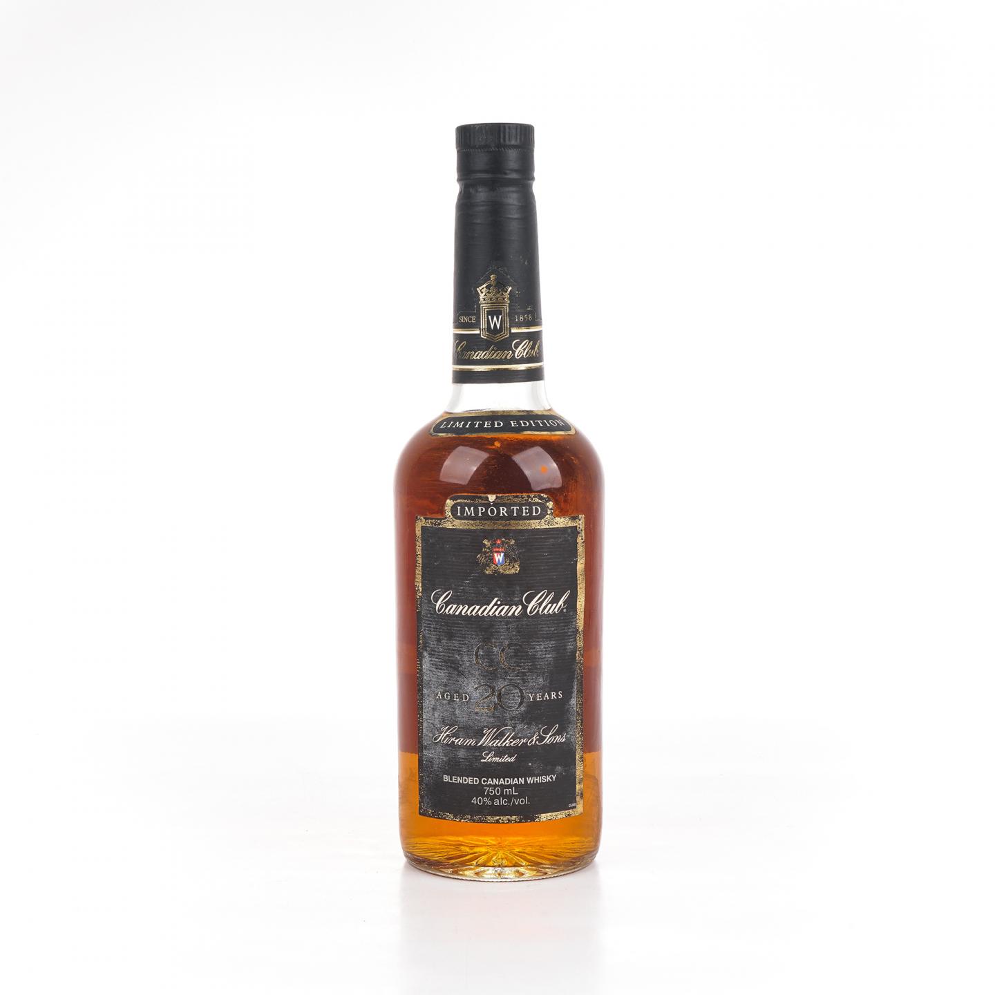 Canadian Club 20年 限量版调和 加拿大威士忌 750ml