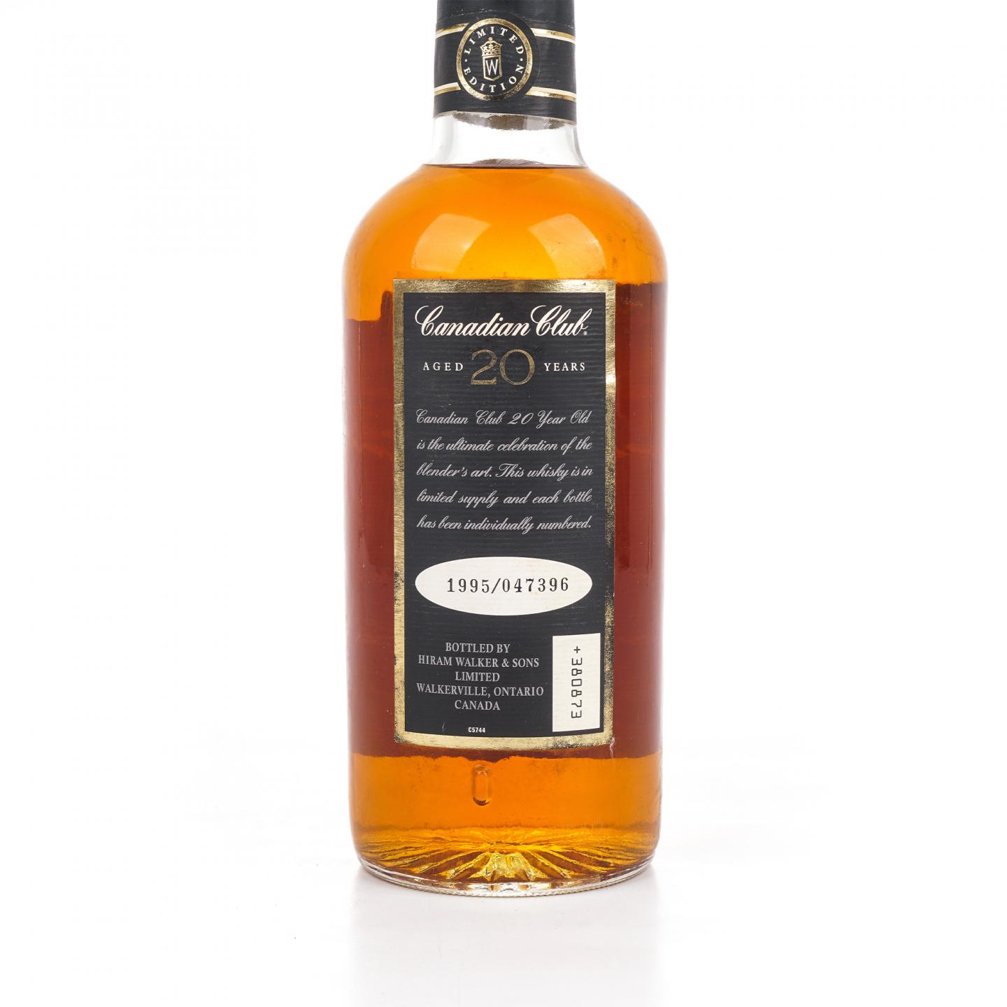 Canadian Club 20年 限量版调和 加拿大威士忌 750ml