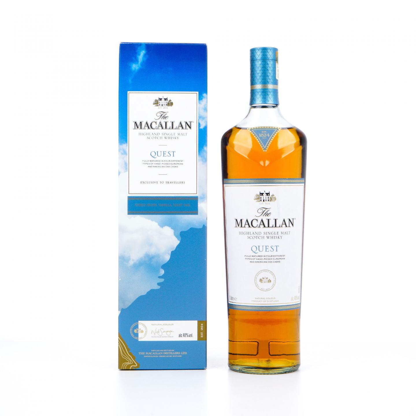 【附X光图】Macallan 麦卡伦 Quest Collection系列 蓝天 1000ml