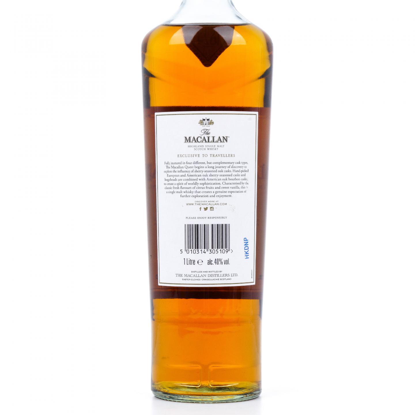 【附X光图】Macallan 麦卡伦 Quest Collection系列 蓝天 1000ml