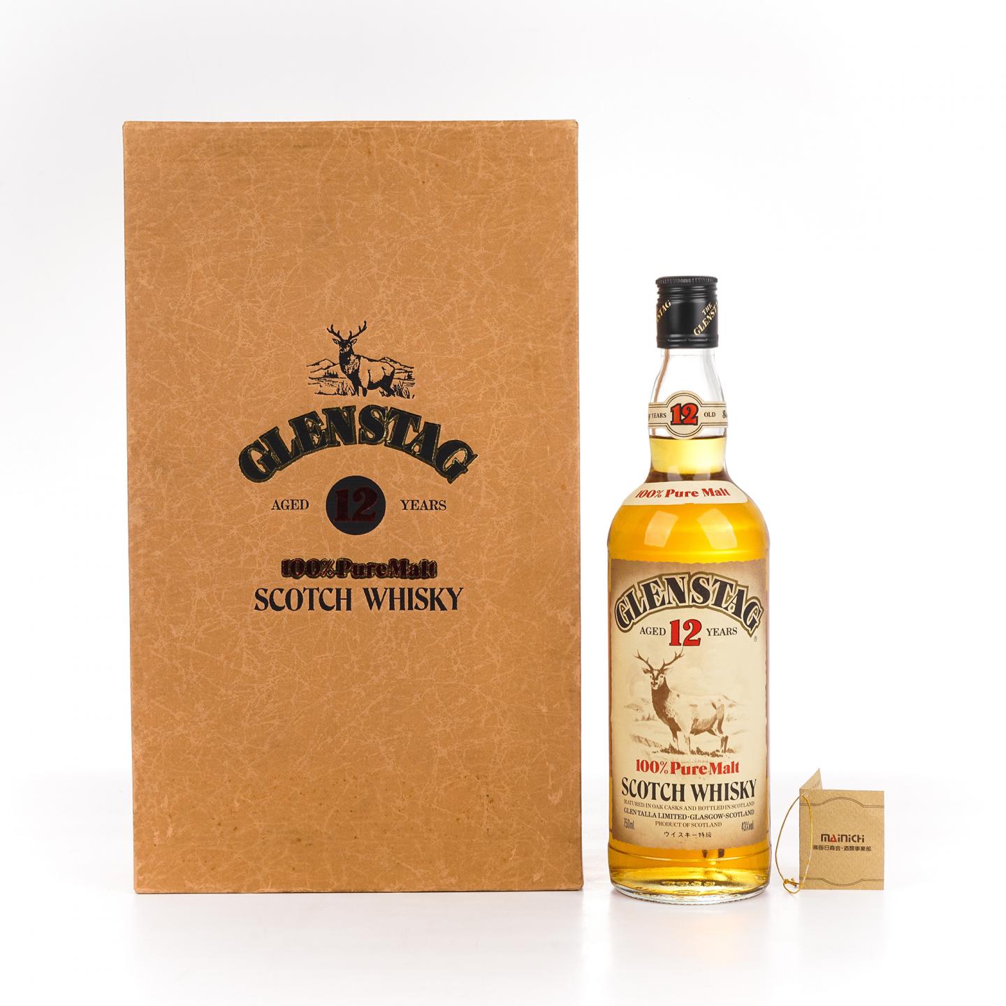 Glenstag 12年 100% Pure Malt 750ml+酒杯1个