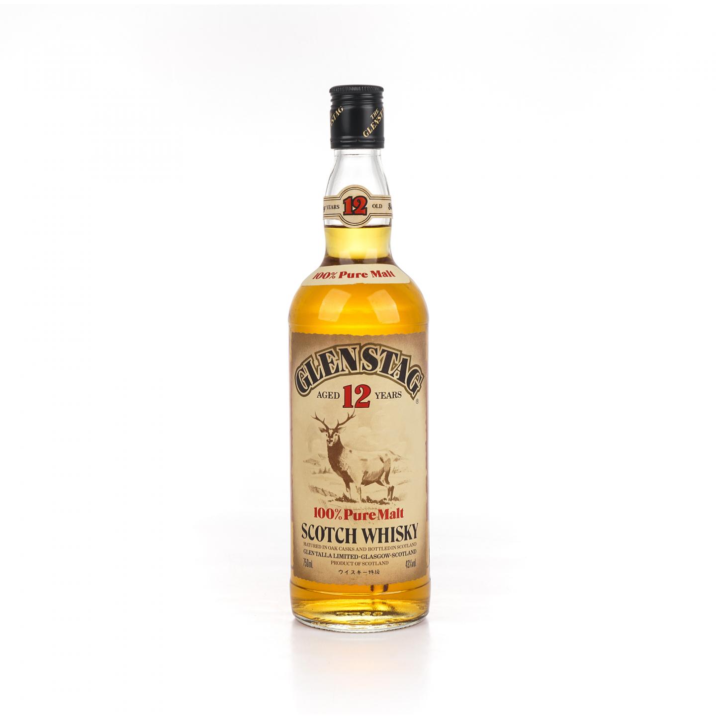Glenstag 12年 100% Pure Malt 750ml+酒杯1个