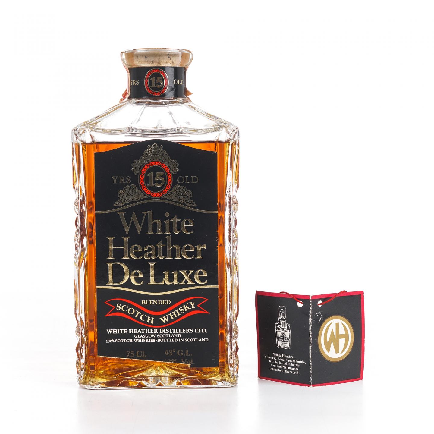 White Heather 15年 De Luxe 调和威士忌 水晶瓶 750ml