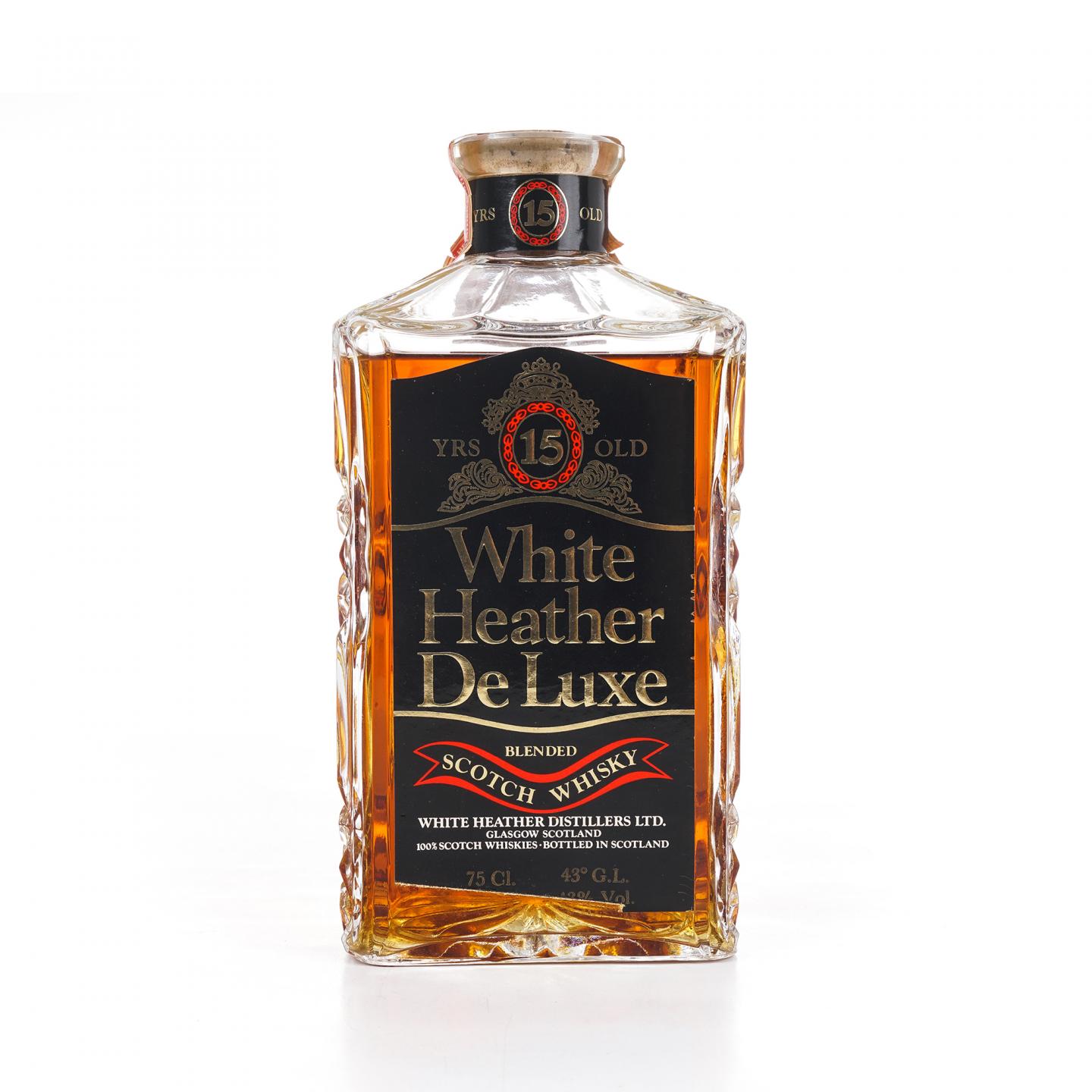 White Heather 15年 De Luxe 调和威士忌 水晶瓶 750ml
