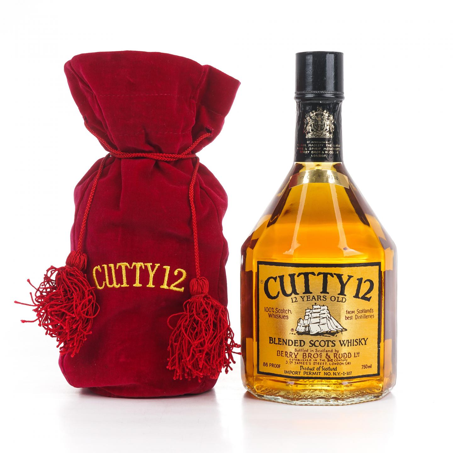 Cutty 12年 调和威士忌 BBR 750ml