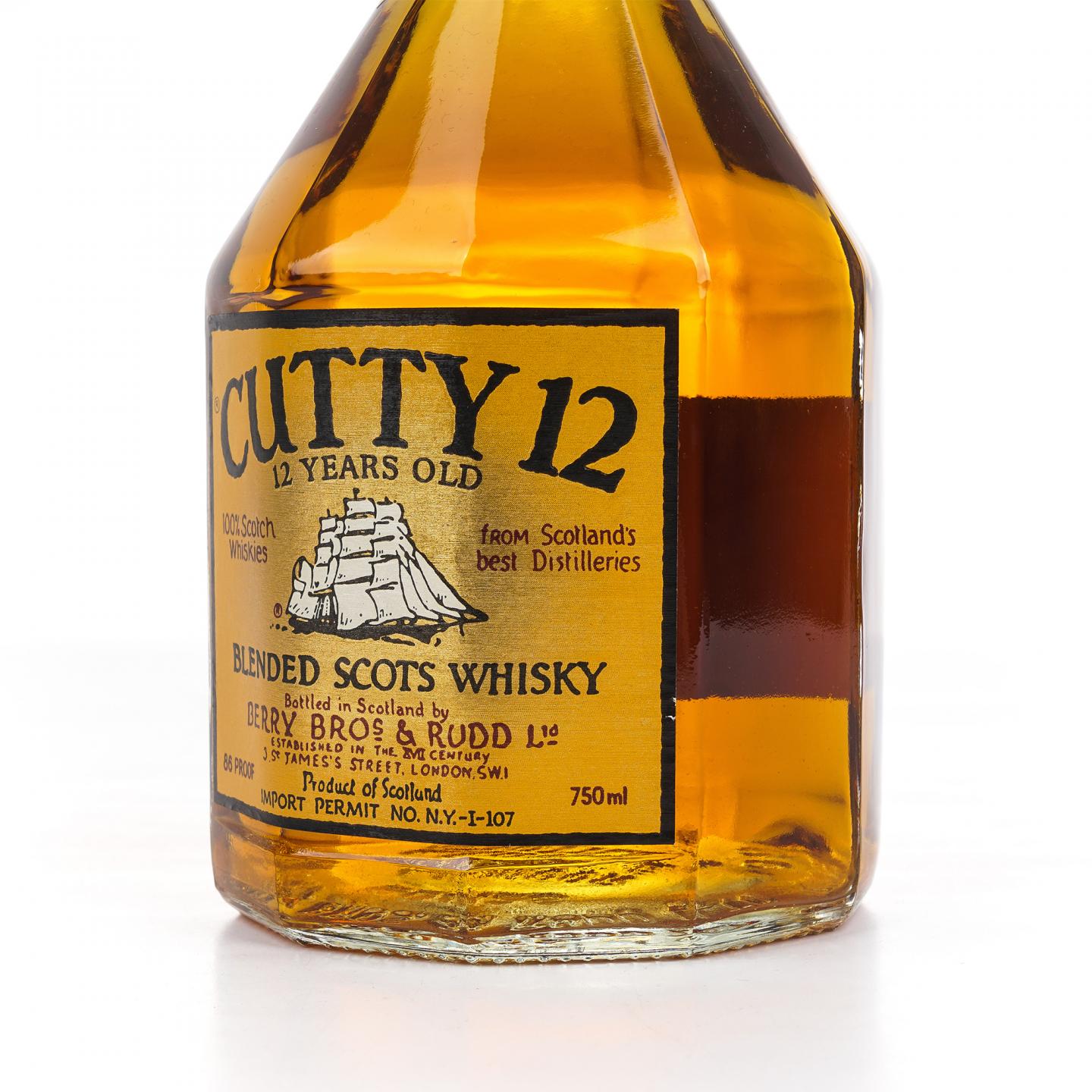 Cutty 12年 调和威士忌 BBR 750ml