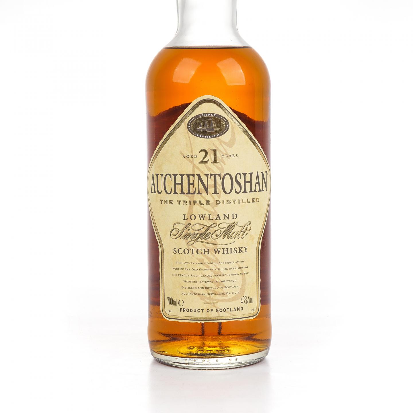 欧肯特轩 21年 The Triple Distilled