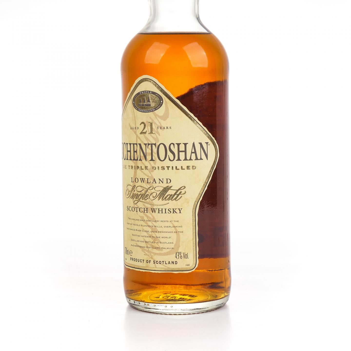 欧肯特轩 21年 The Triple Distilled