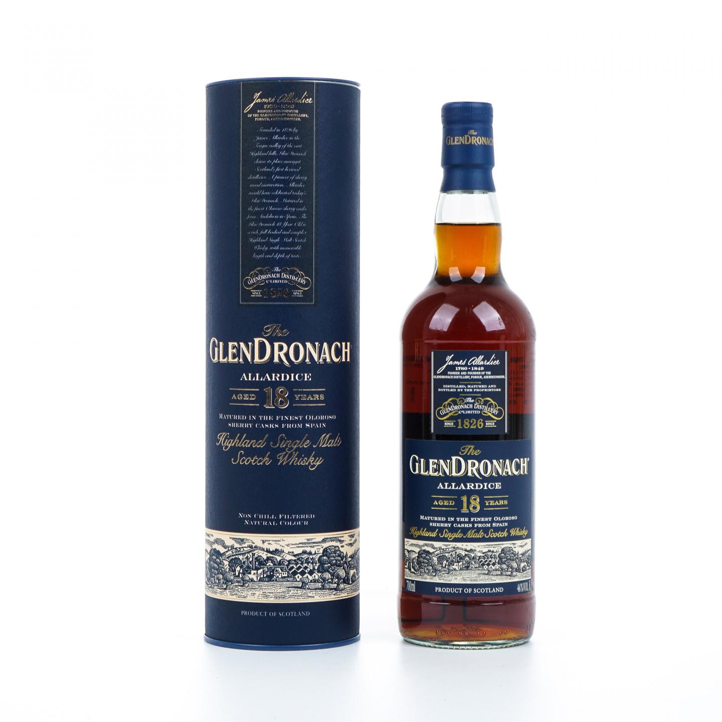 Glendronach 格兰多纳 18年 2019 Allardice 雪莉桶