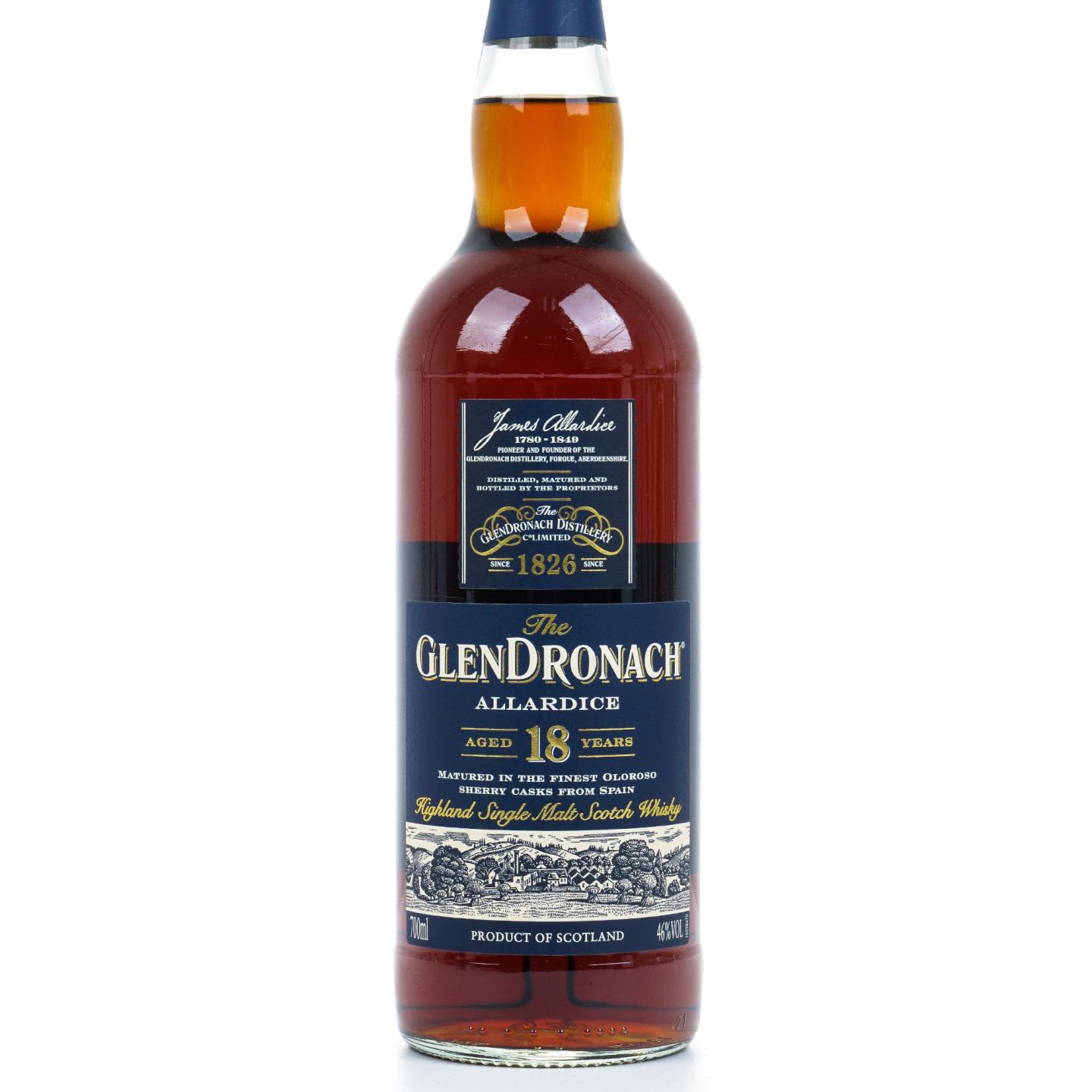 Glendronach 格兰多纳 18年 2019 Allardice 雪莉桶 行货