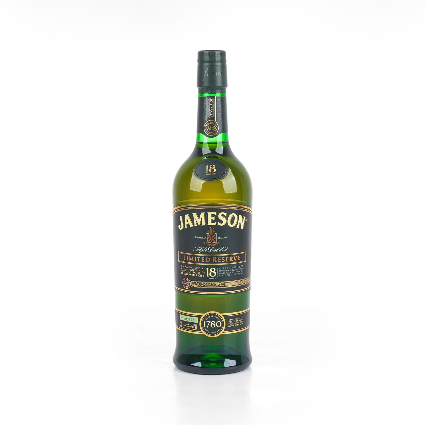 Jameson 尊美醇 18年 限量珍藏爱尔兰威士忌