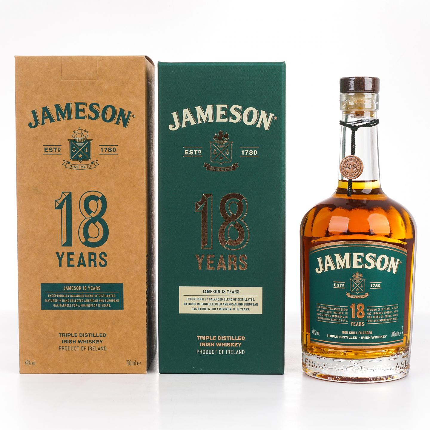 Jameson 尊美醇 18年 爱尔兰威士忌 调和