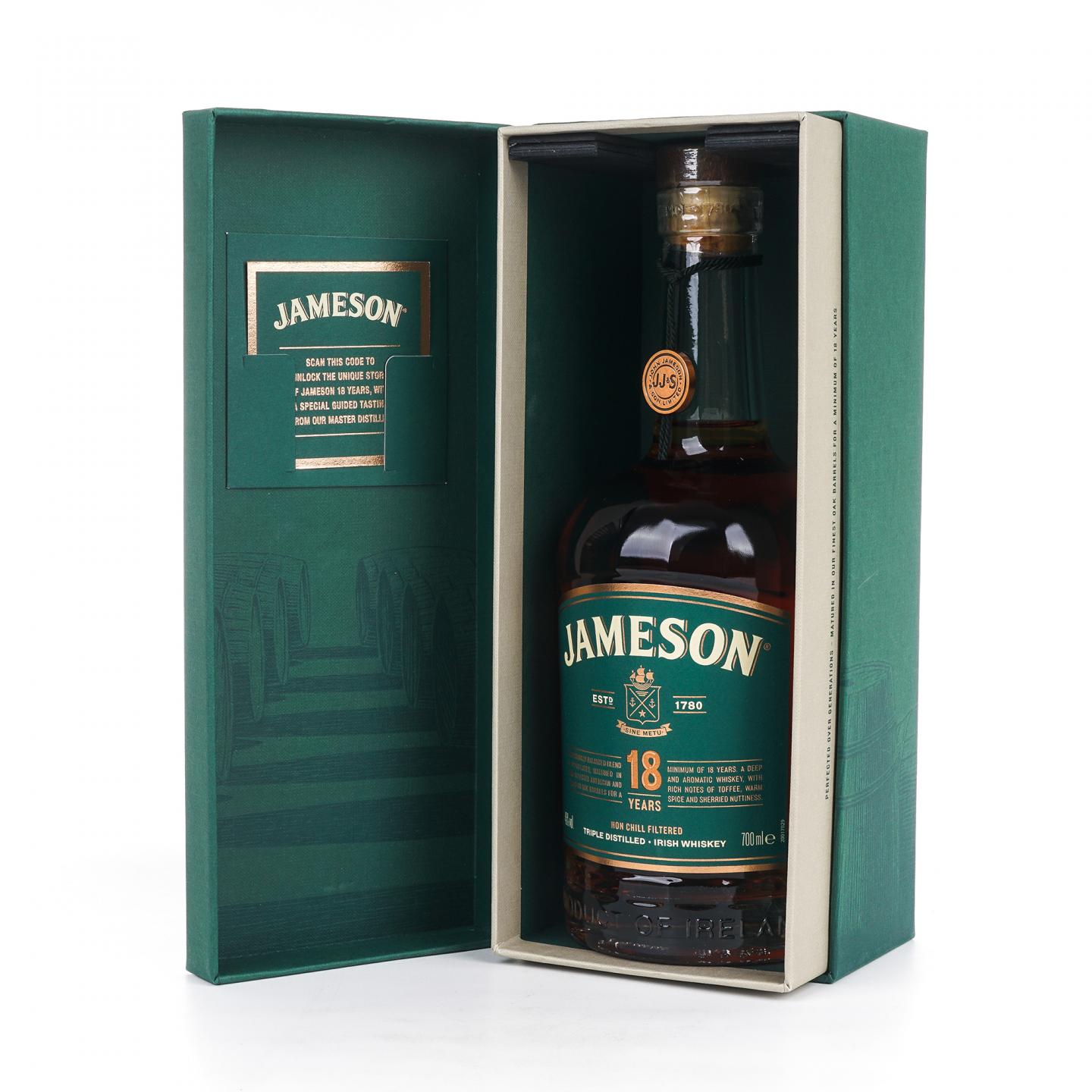 Jameson 尊美醇 18年 爱尔兰威士忌 调和