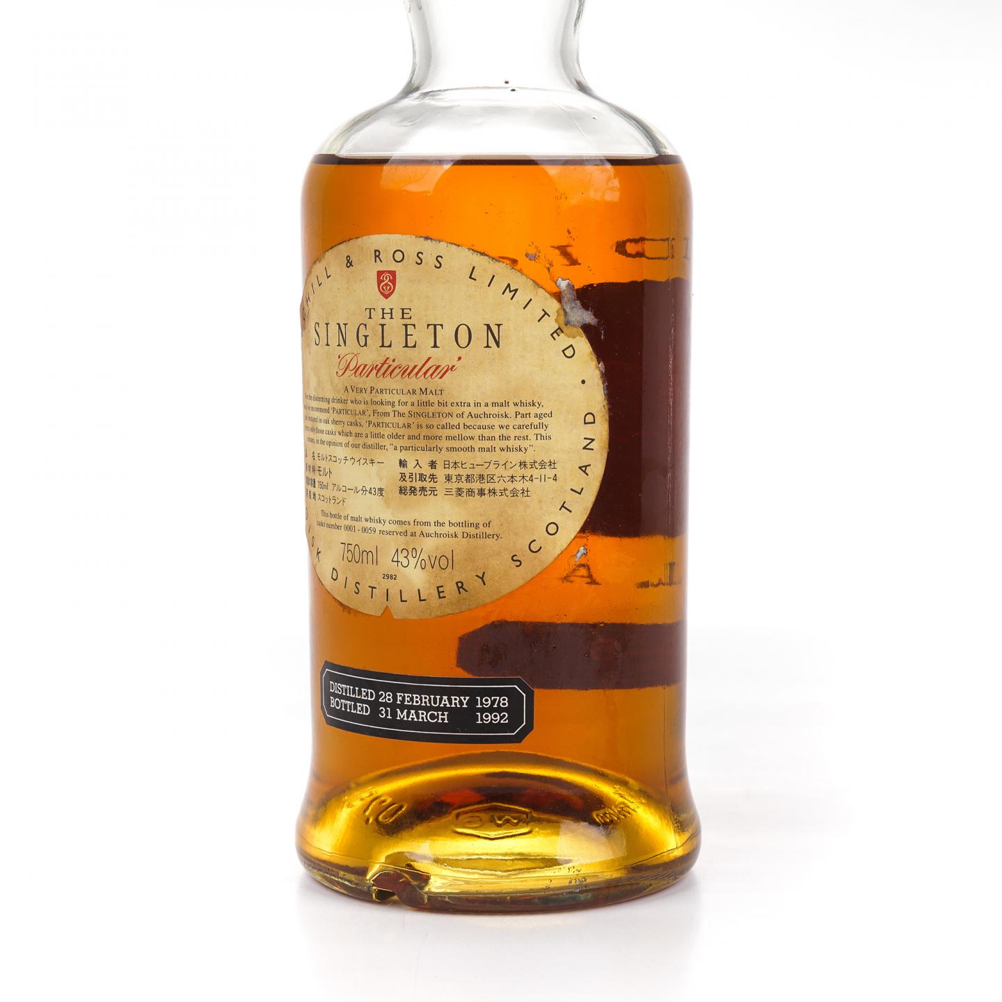 The Singleton of Auchroisk 1978 Particular 750ml