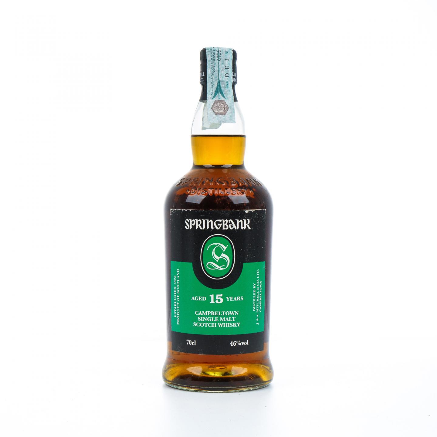 Springbank 云顶 15年 2021 绿标 46%