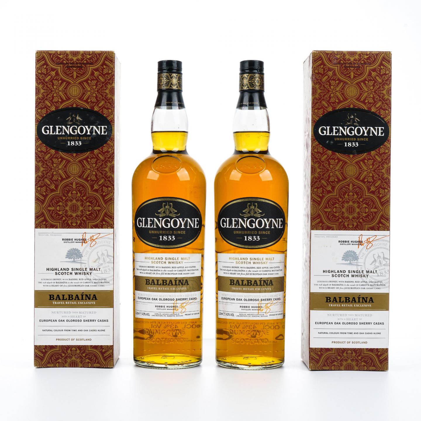 Glengoyne 格兰哥尼 Balbaina 雪莉桶 1000ml*2瓶组