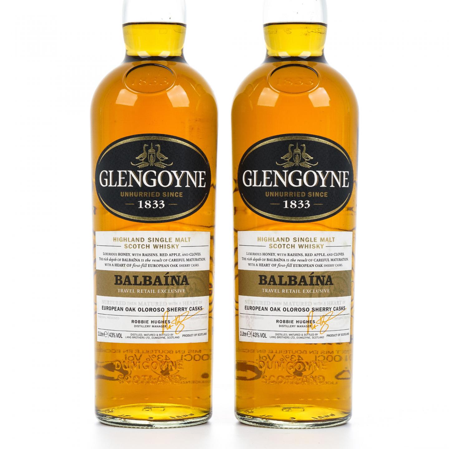 Glengoyne 格兰哥尼 Balbaina 雪莉桶 1000ml*2瓶组