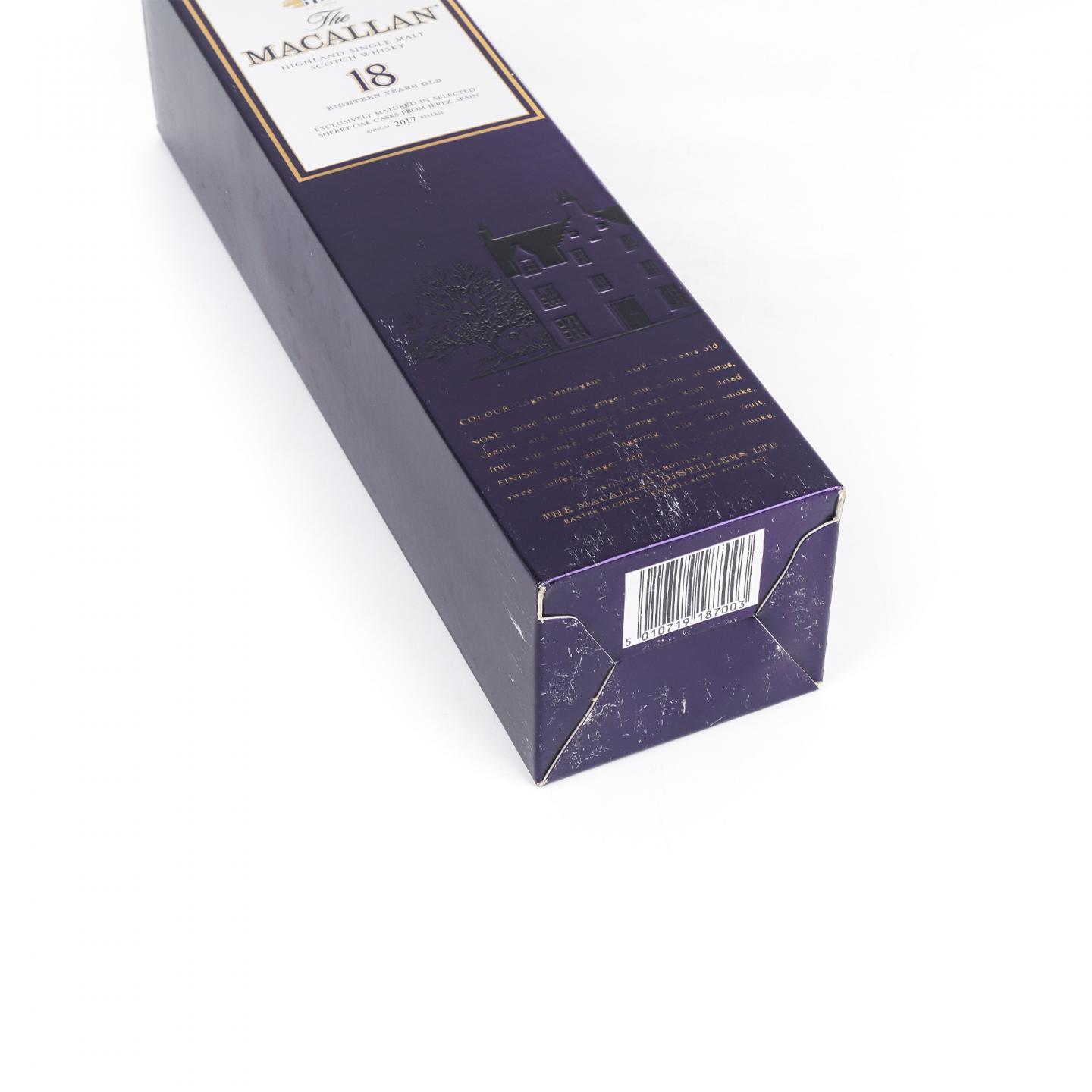 Macallan 麦卡伦 18年 2017 雪莉桶