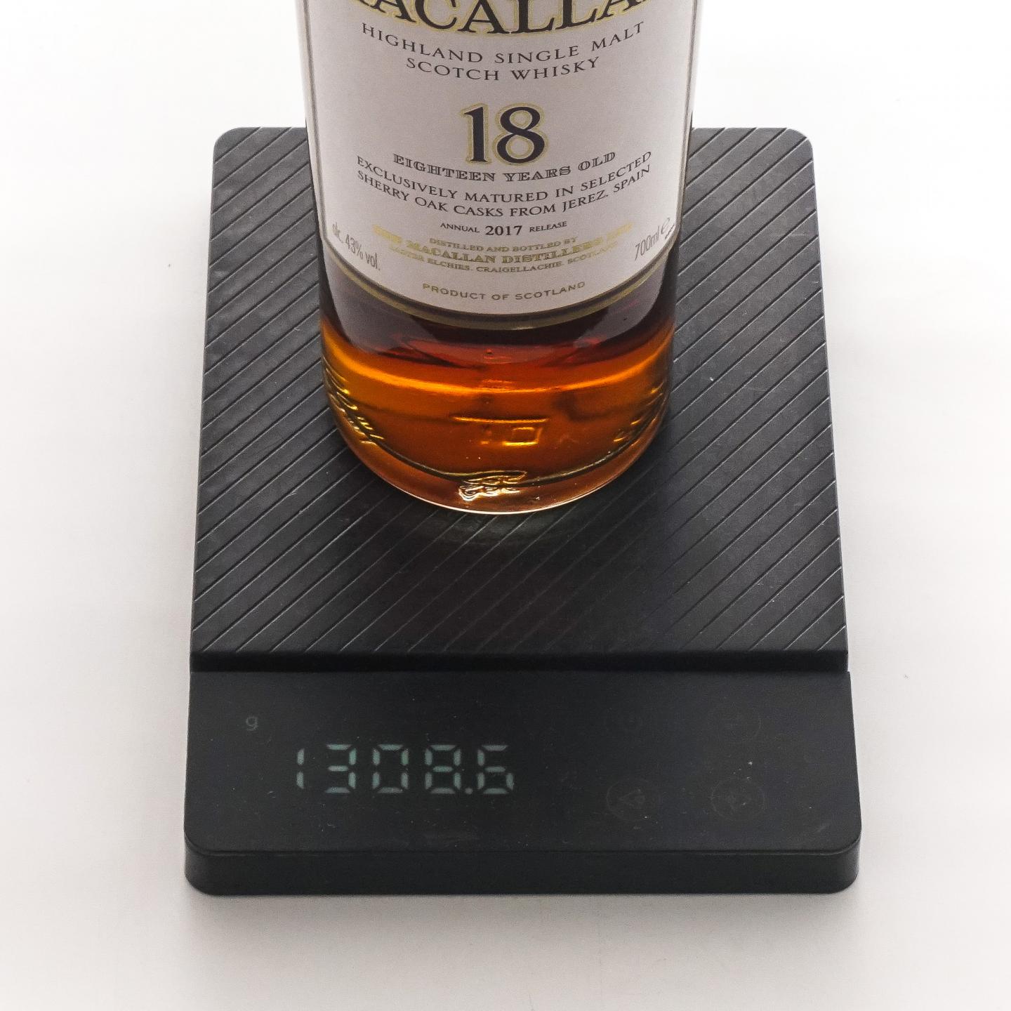 Macallan 麦卡伦 18年 2017 雪莉桶