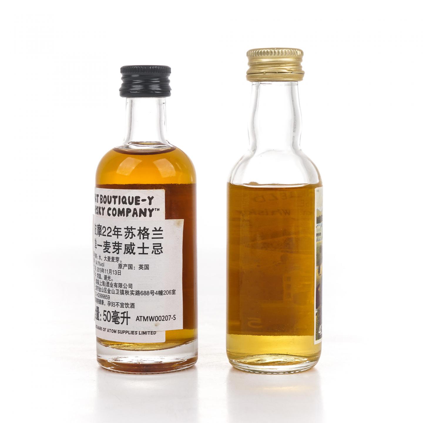 【酒版】Bowmore 波摩 22年 Batch 19 漫画标/Prestonfield House 2瓶组*50ml