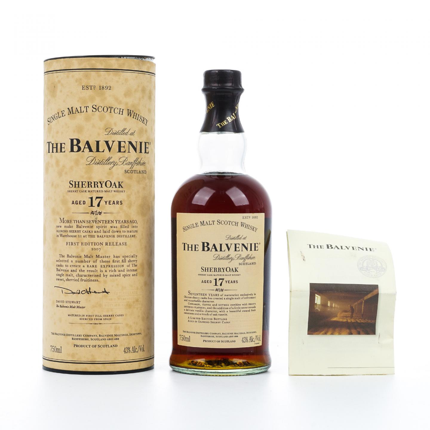 Balvenie 百富 17年 雪莉桶 第一版 750ml