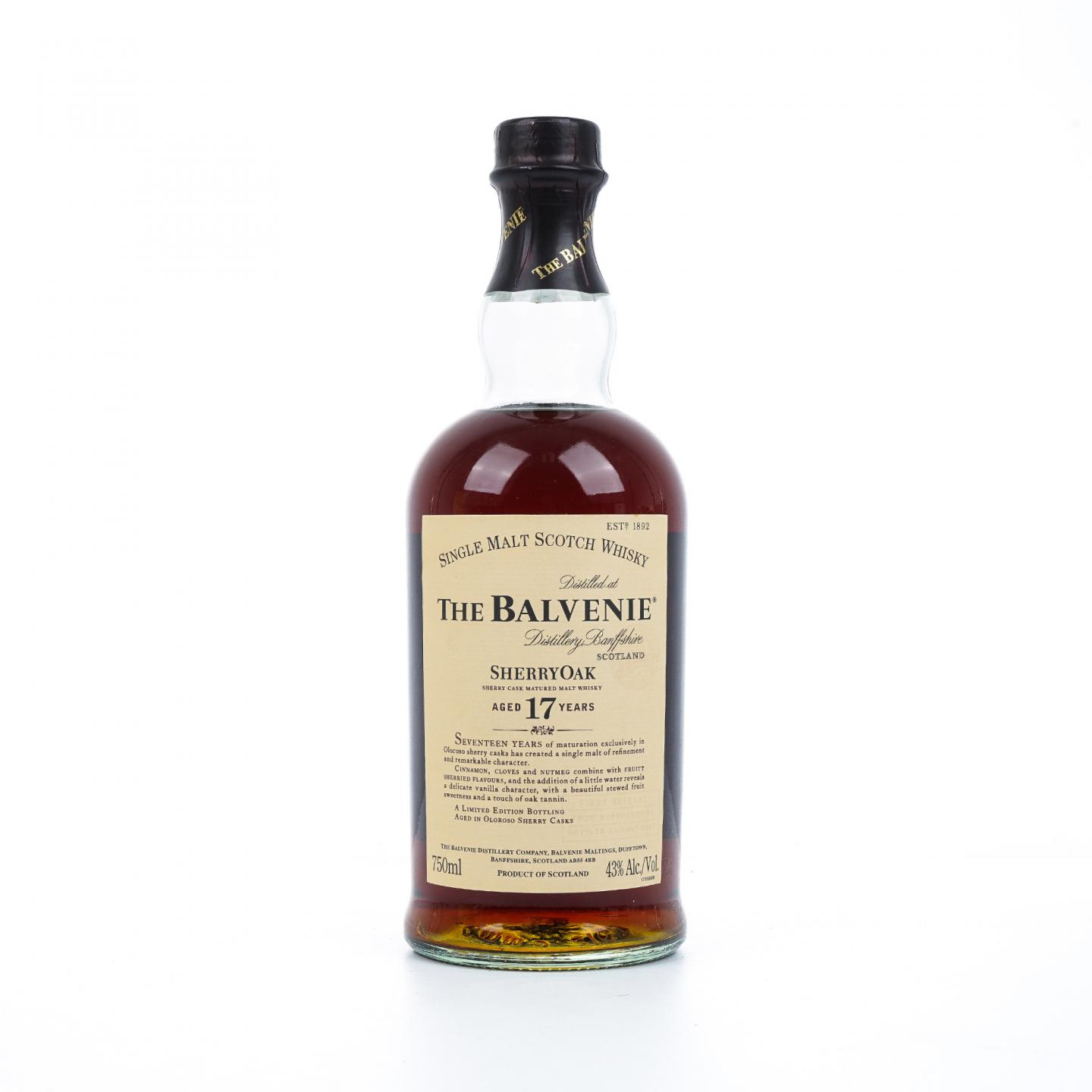 Balvenie 百富 17年 雪莉桶 第一版 750ml