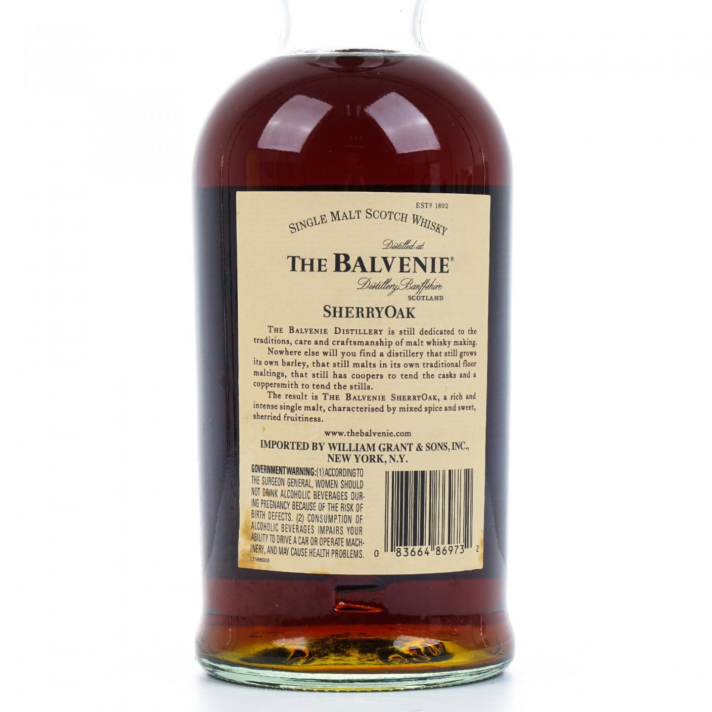 Balvenie 百富 17年 雪莉桶 第一版 750ml