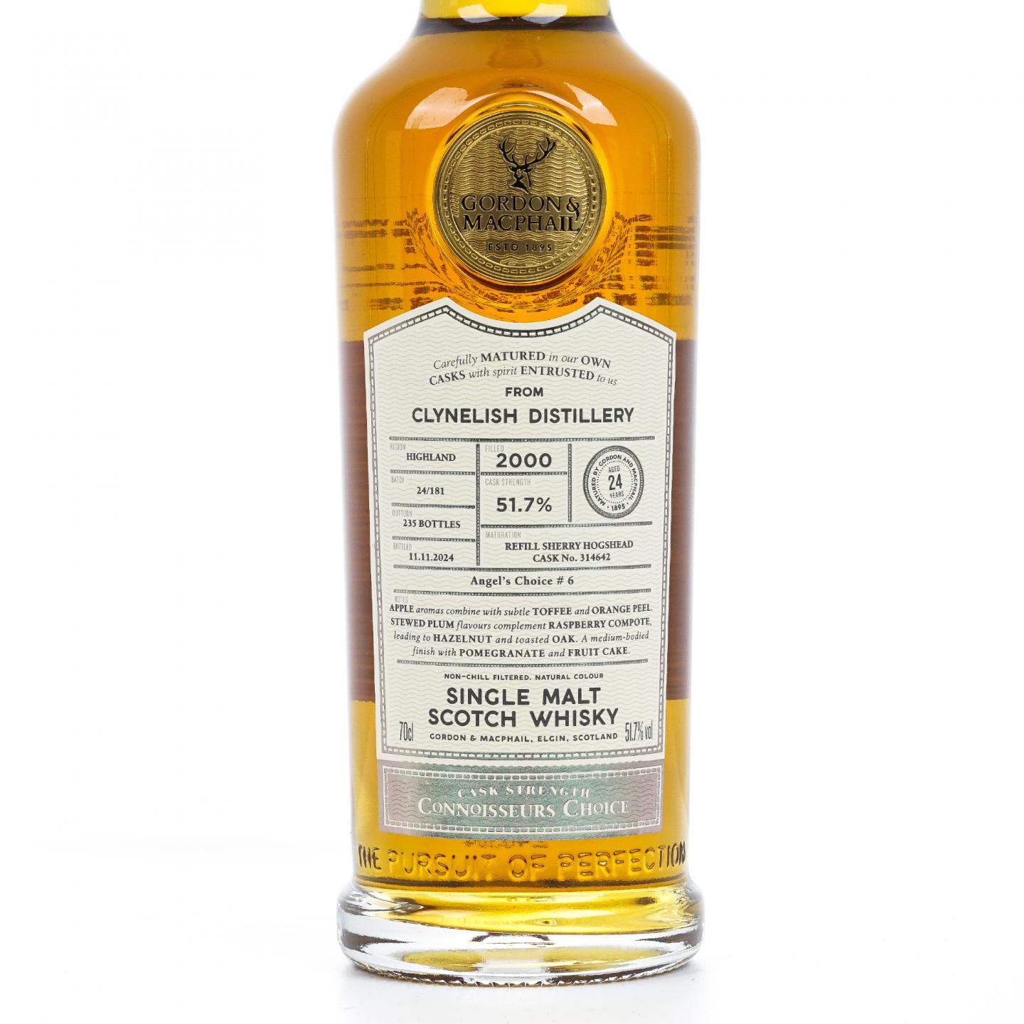 Clynelish 克里尼利基 24年 2000-2024 GM鉴赏家之选 雪莉桶