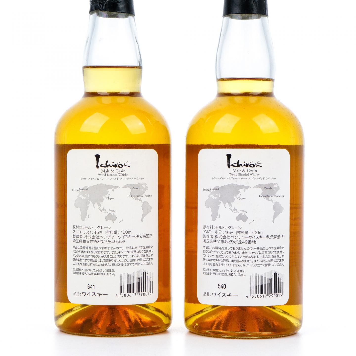 秩父 白叶 Ichiro's Malt & Grain 2瓶组