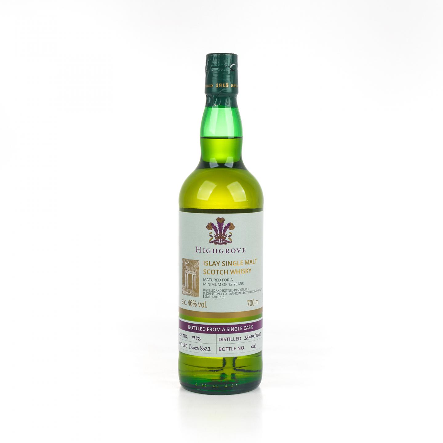 Laphroaig 拉弗格 12年 2009-2022 Highgrove 单桶#1785