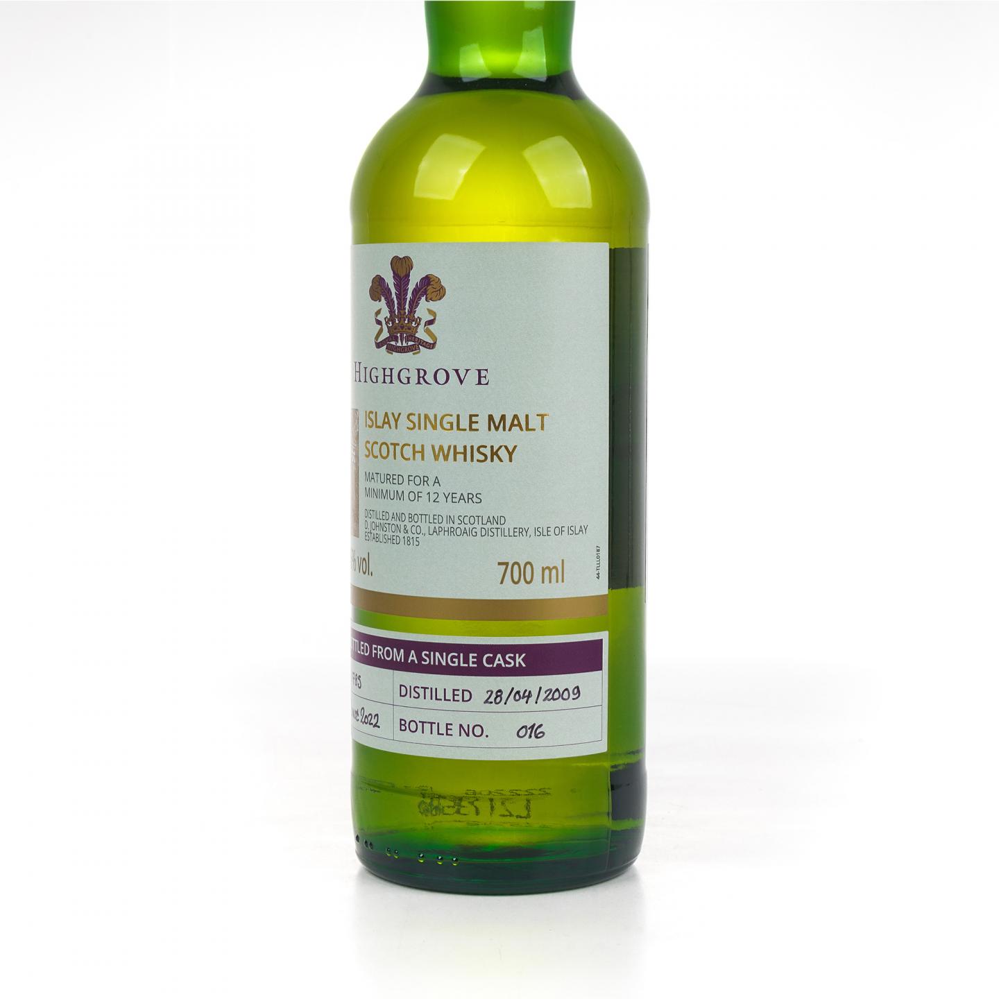 Laphroaig 拉弗格 12年 2009-2022 Highgrove 单桶#1785