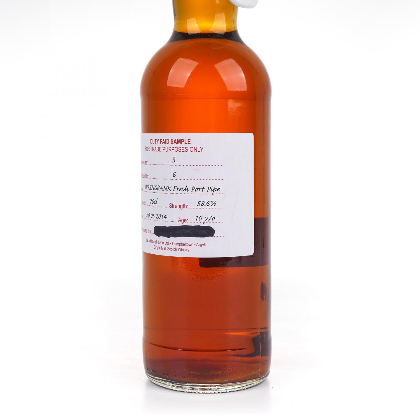 Springbank 云顶 10年 2014 完税瓶 58.6%