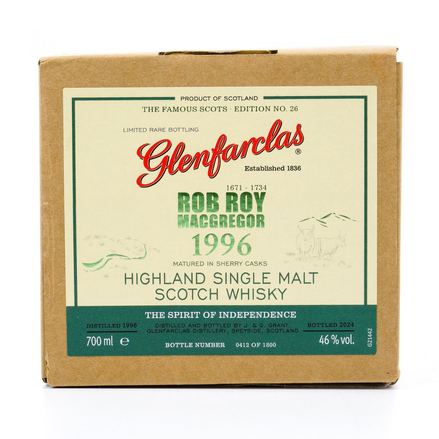 Glenfarclas 格兰花格 1996-2024 雪莉桶