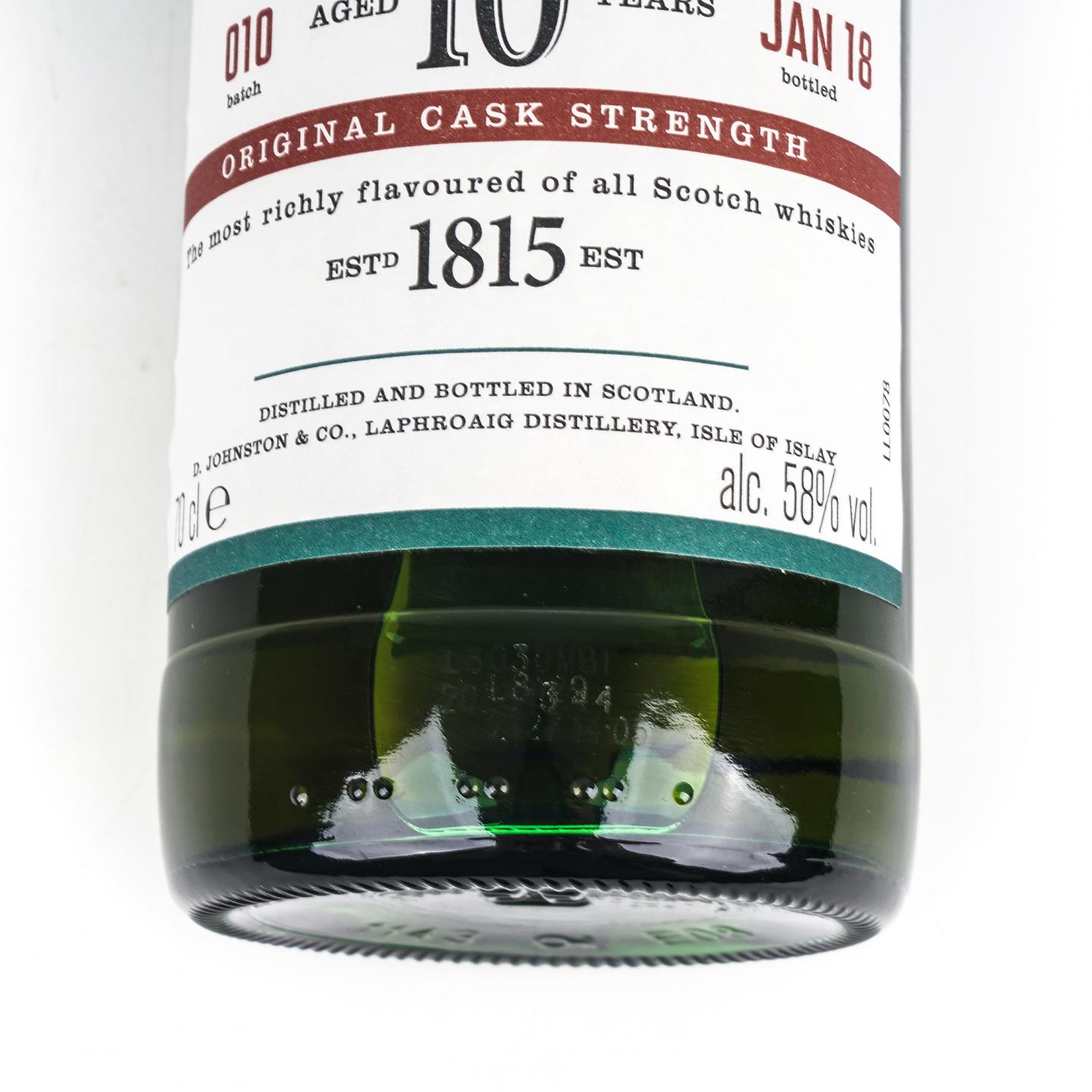 Laphroaig 拉弗格 10年 2018 桶强 Batch 010