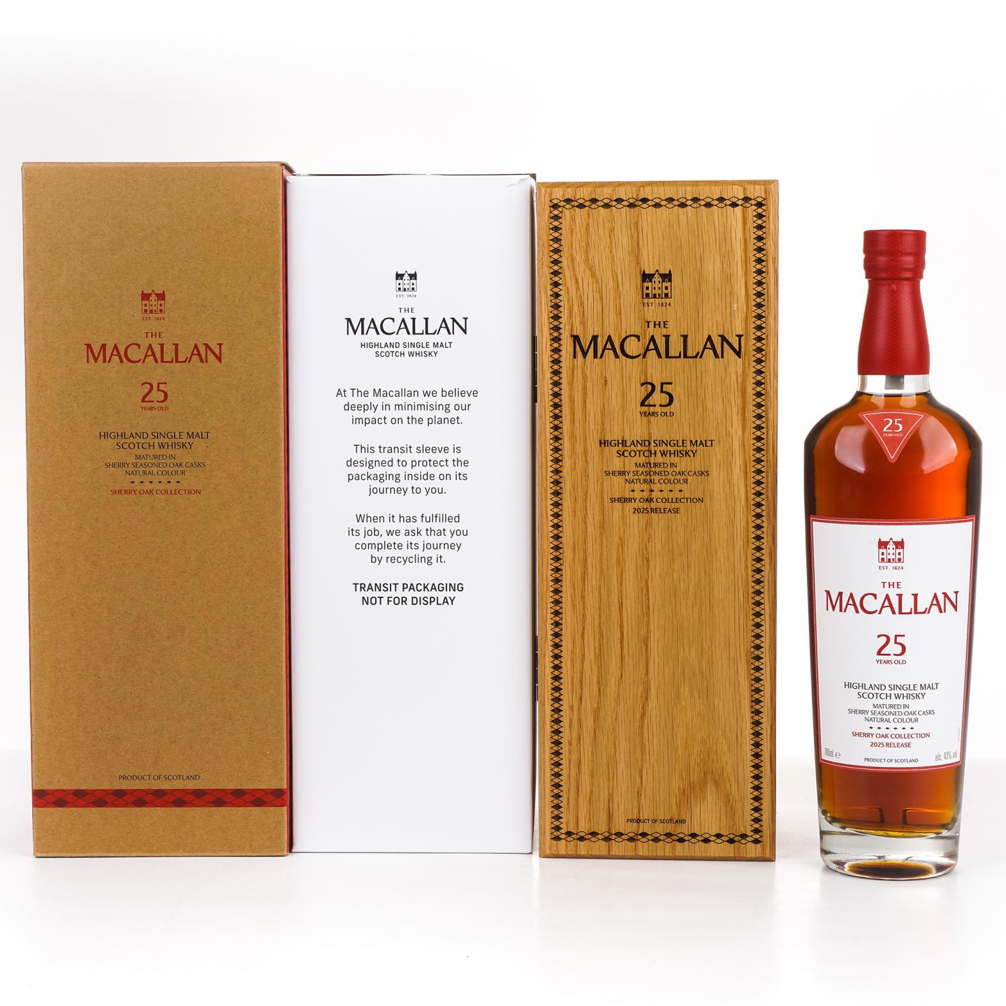Macallan 麦卡伦 25年 2025 雪莉桶 700ml
