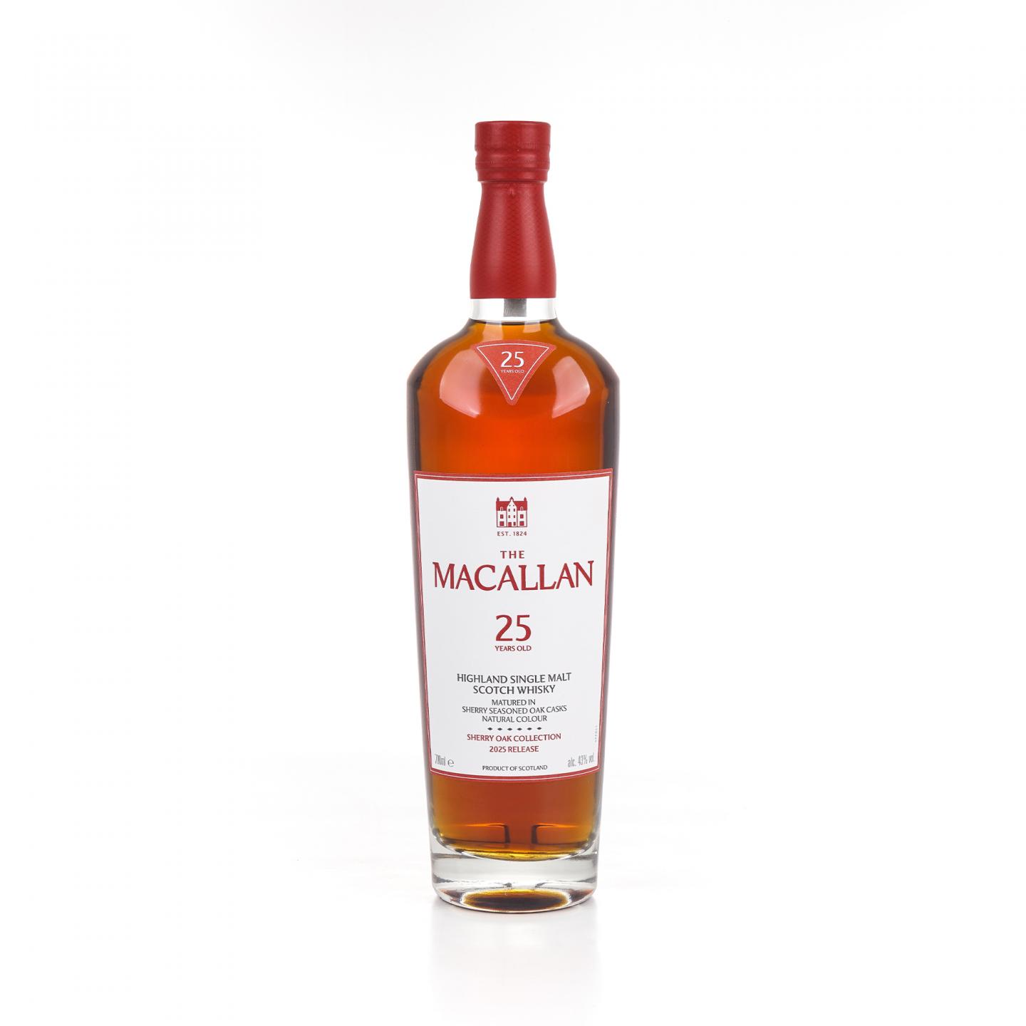 Macallan 麦卡伦 25年 2025 雪莉桶 700ml