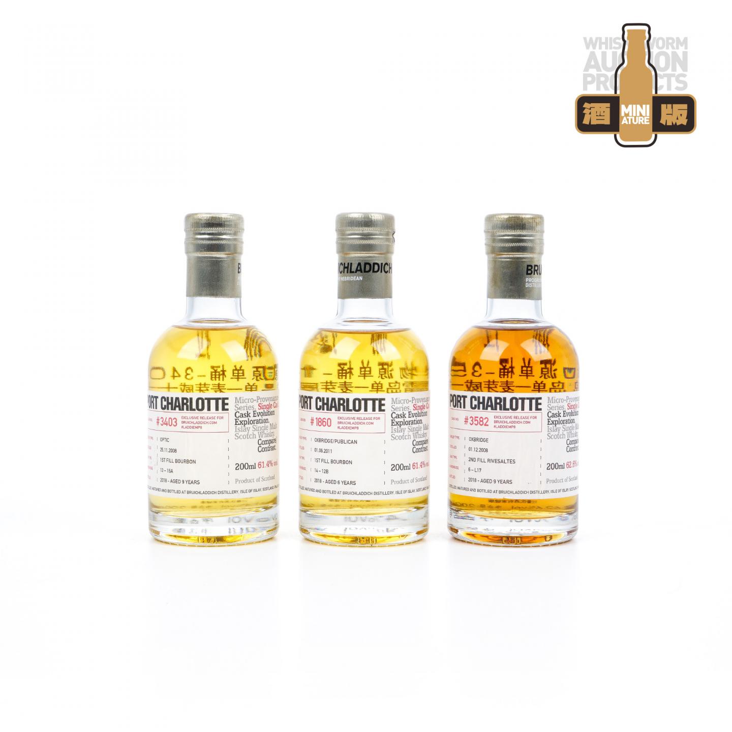 【中样】Bruichladdich 布赫拉迪 波夏 微物源单桶 200ml*3瓶组