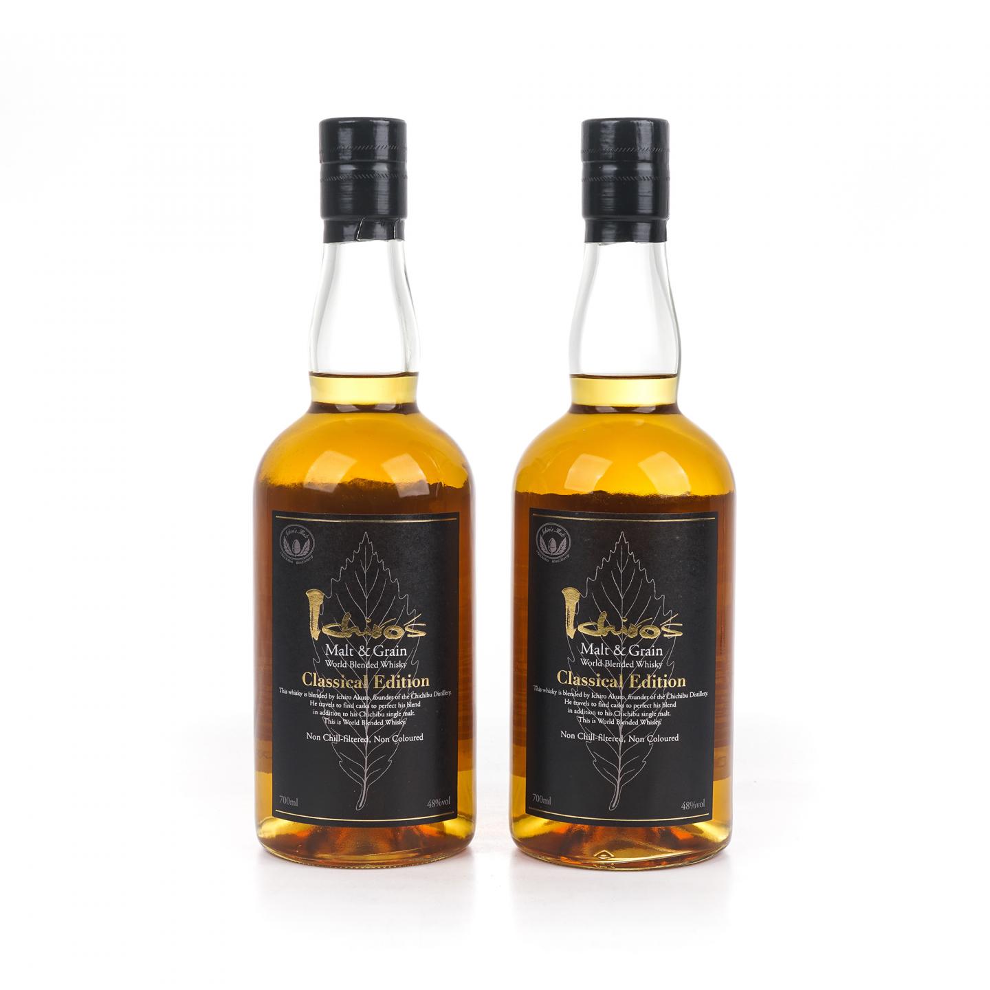 秩父 黑叶 Ichiro’s Malt & Grain Classical Edition 2支组