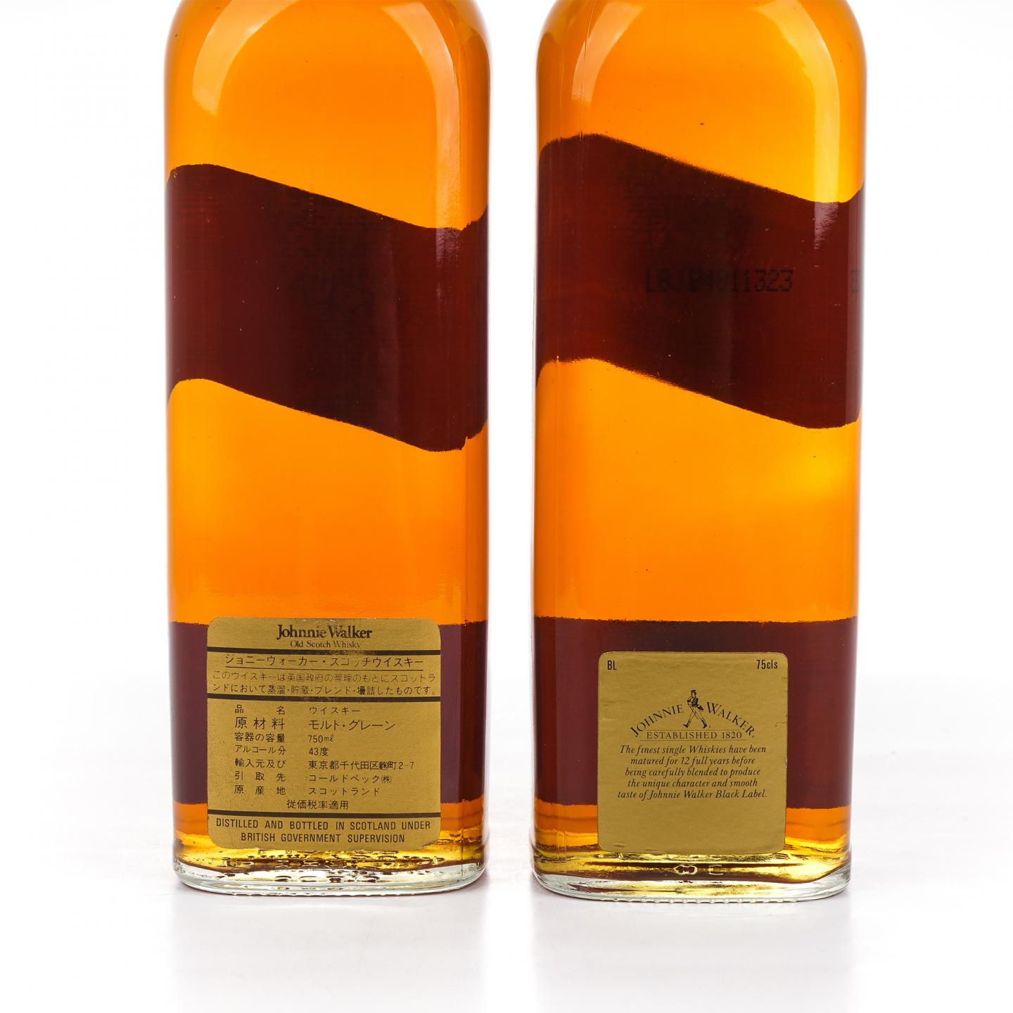 Johnnie Walker 尊尼获加 黑方/12年 750ml*2支组