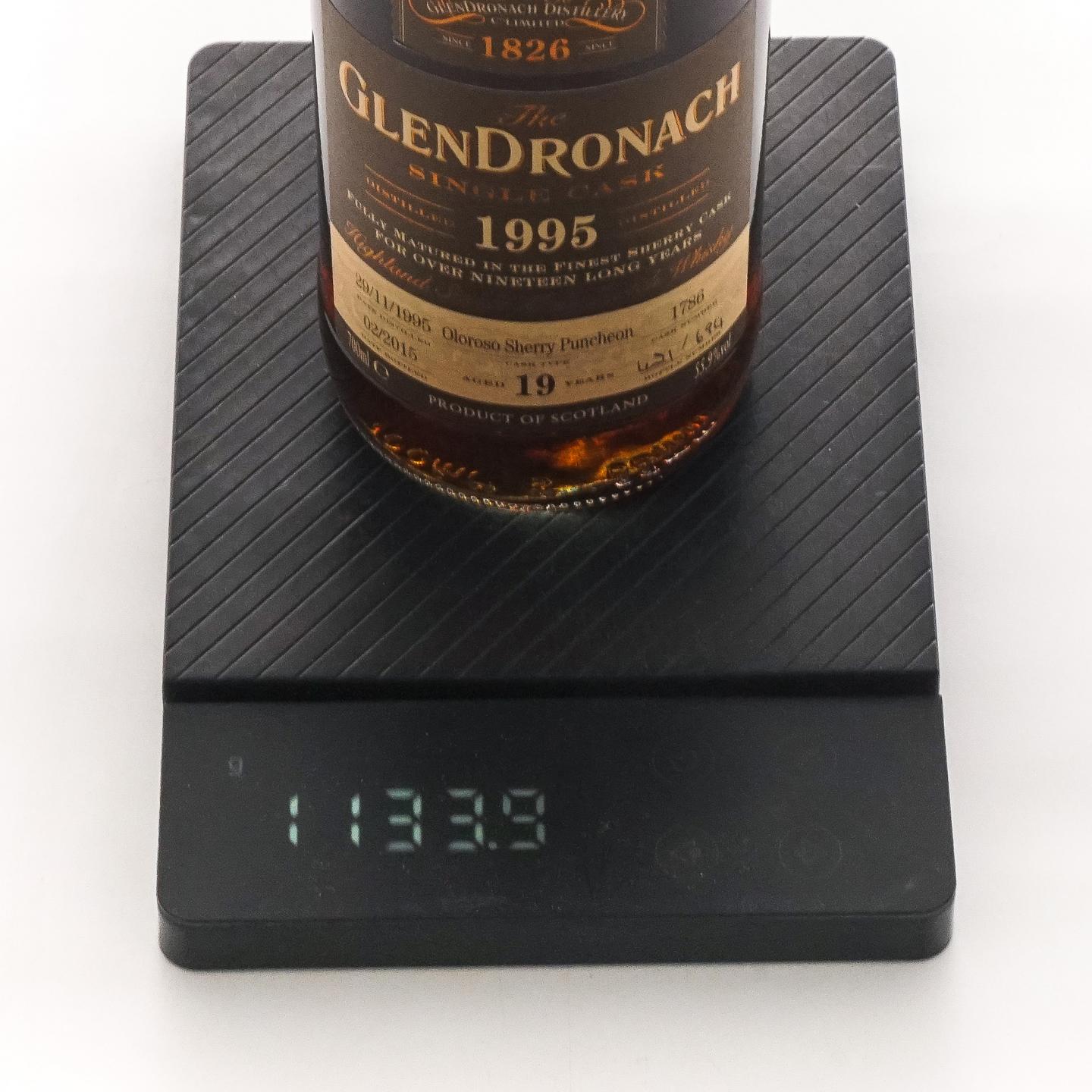 Glendronach 格兰多纳 19年 1995-2015 雪莉单桶#1786