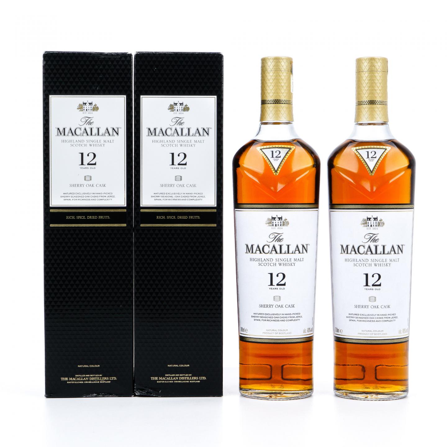 Macallan 麦卡伦 12年 经典雪莉桶系列 2瓶组