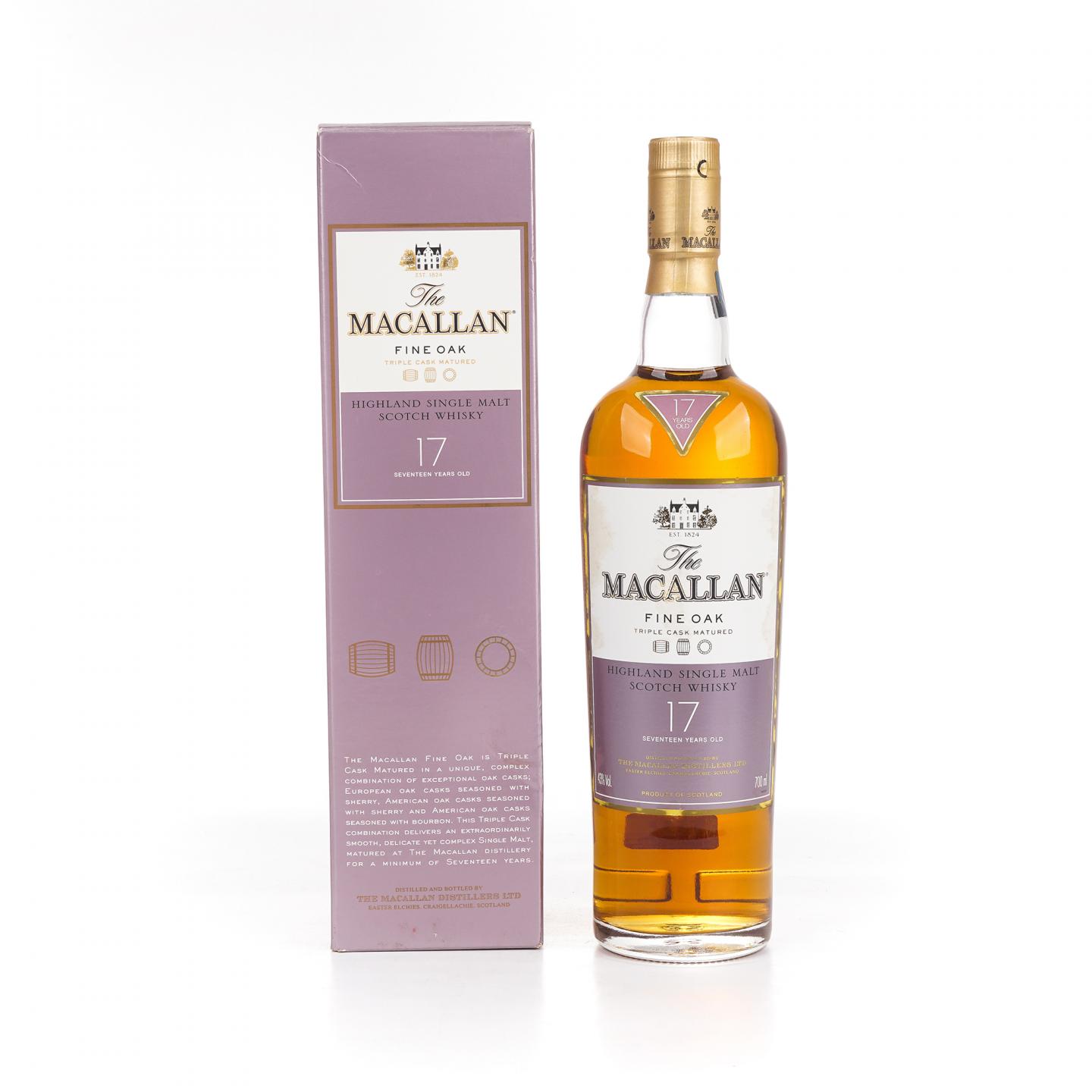 Macallan 麦卡伦 17年 Fine Oak
