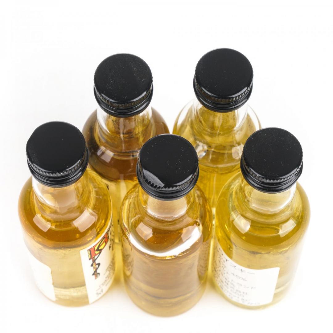 【别致套装】克里尼利基1989-2003/麦卡伦1990-2003/本尼维斯1992-2003/阿贝 2004/里爵1992-2002 13/13/11/约10年/10年单桶单一麦芽威士忌5只组 60.6/55/59.6/61.6/45% 50mlx5