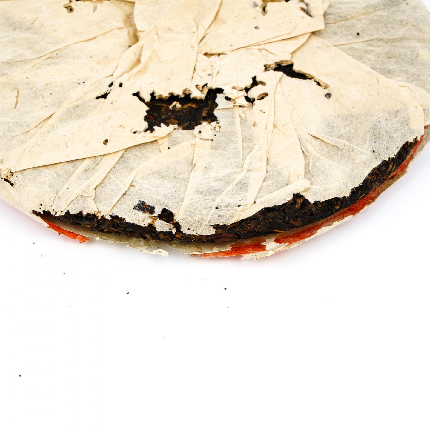 2001年 云南勐海茶厂 班章青贡饼“小白菜” 235g 干仓