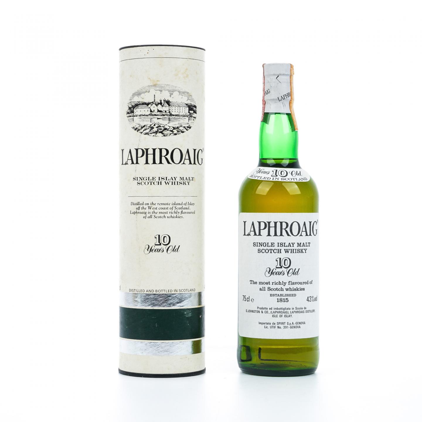 Laphroaig 拉弗格 10年 80年代末90年代初 750ml