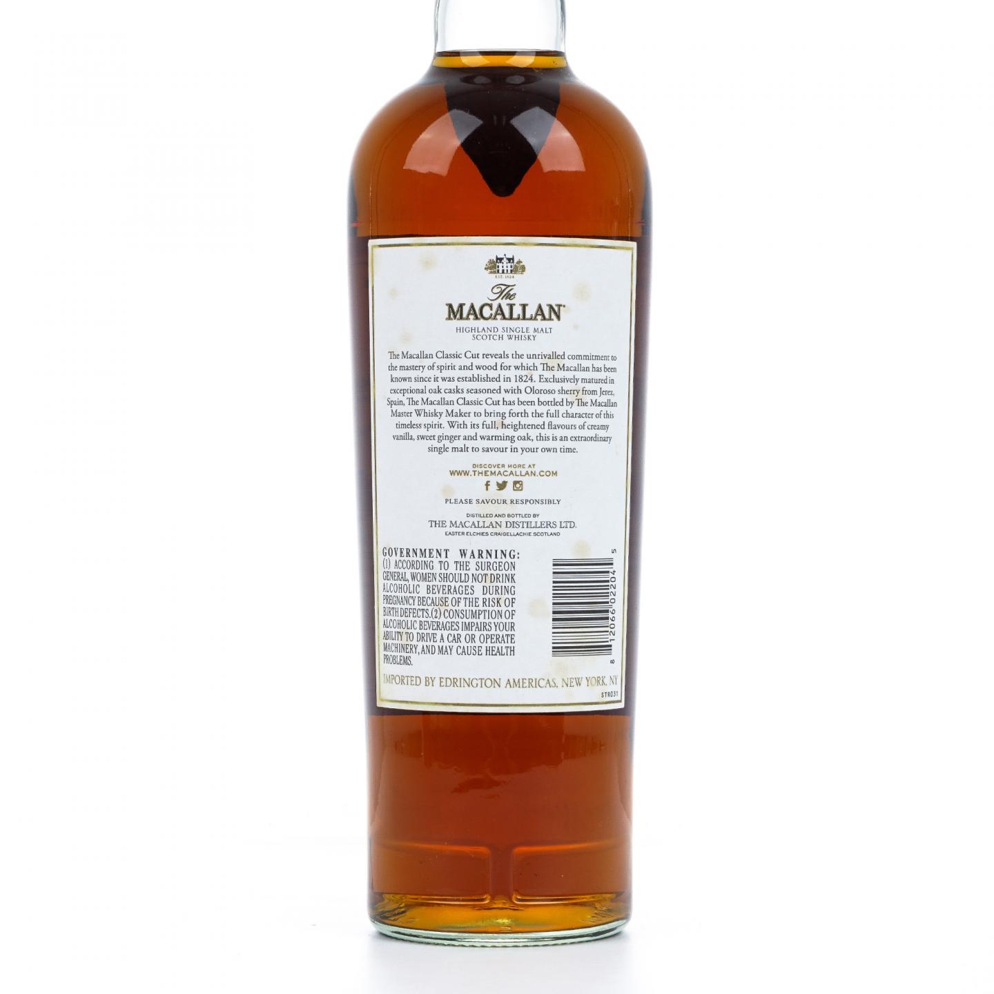 Macallan 麦卡伦 Classic Cut 2017 750ml