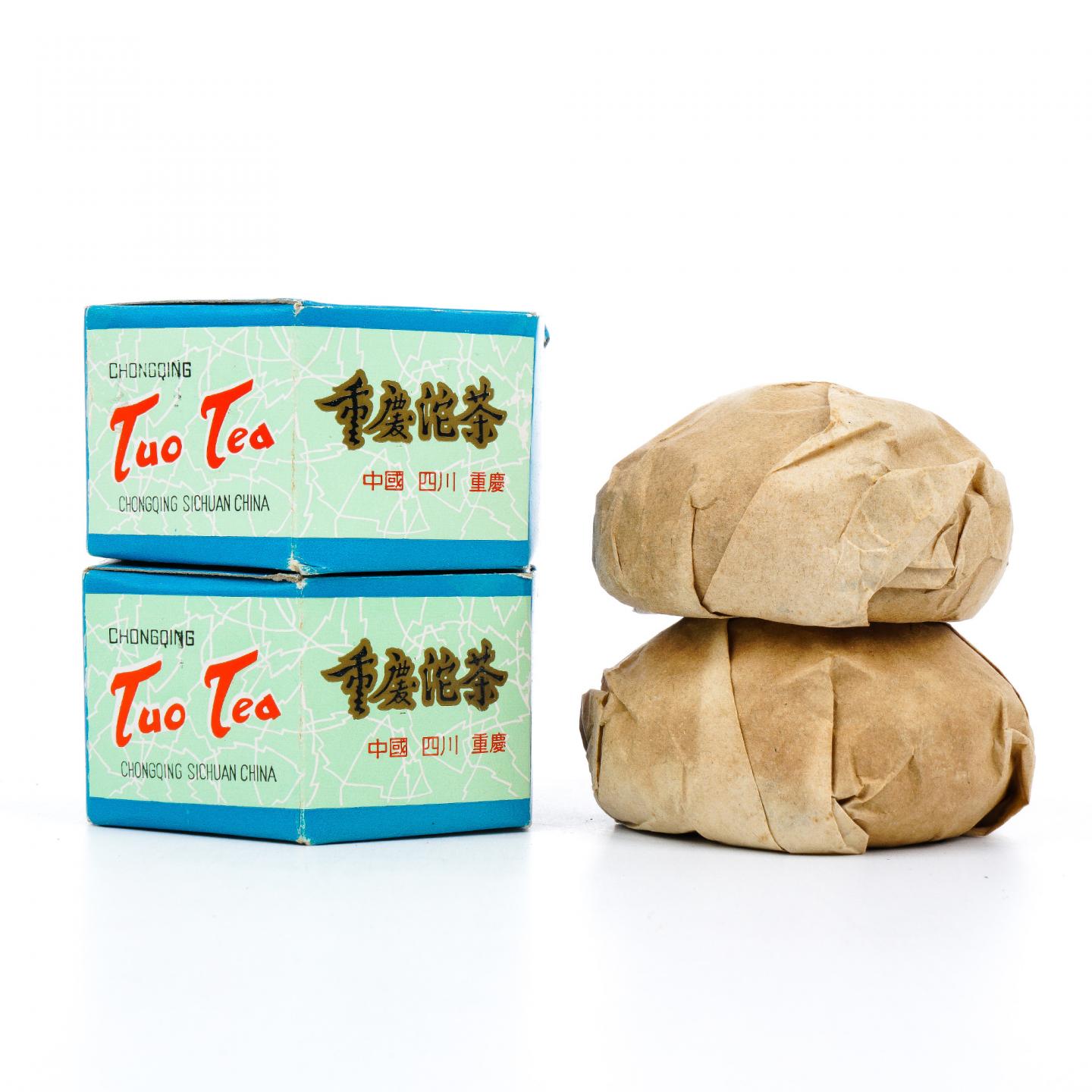 1989年 重庆沱茶 干仓 100g*2盒组