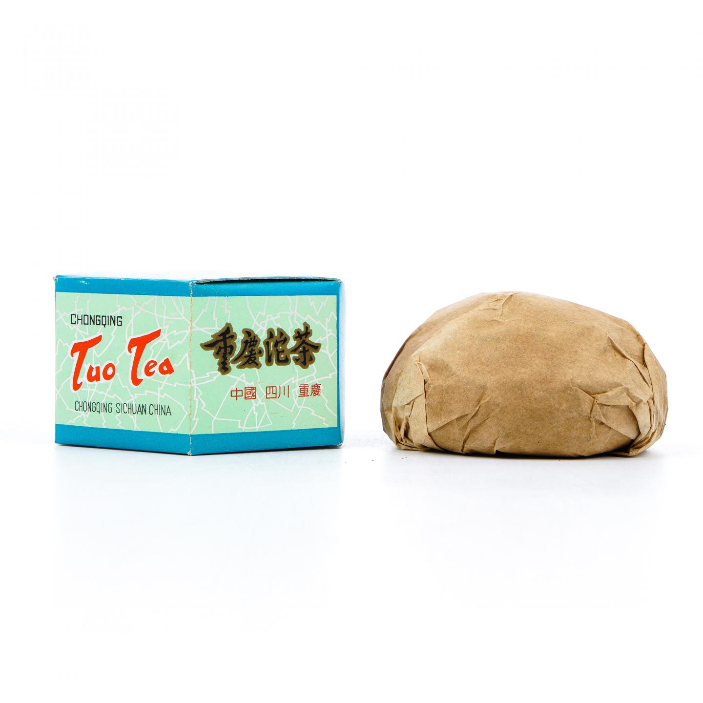 1989年 重庆沱茶 一盒 100克 干仓